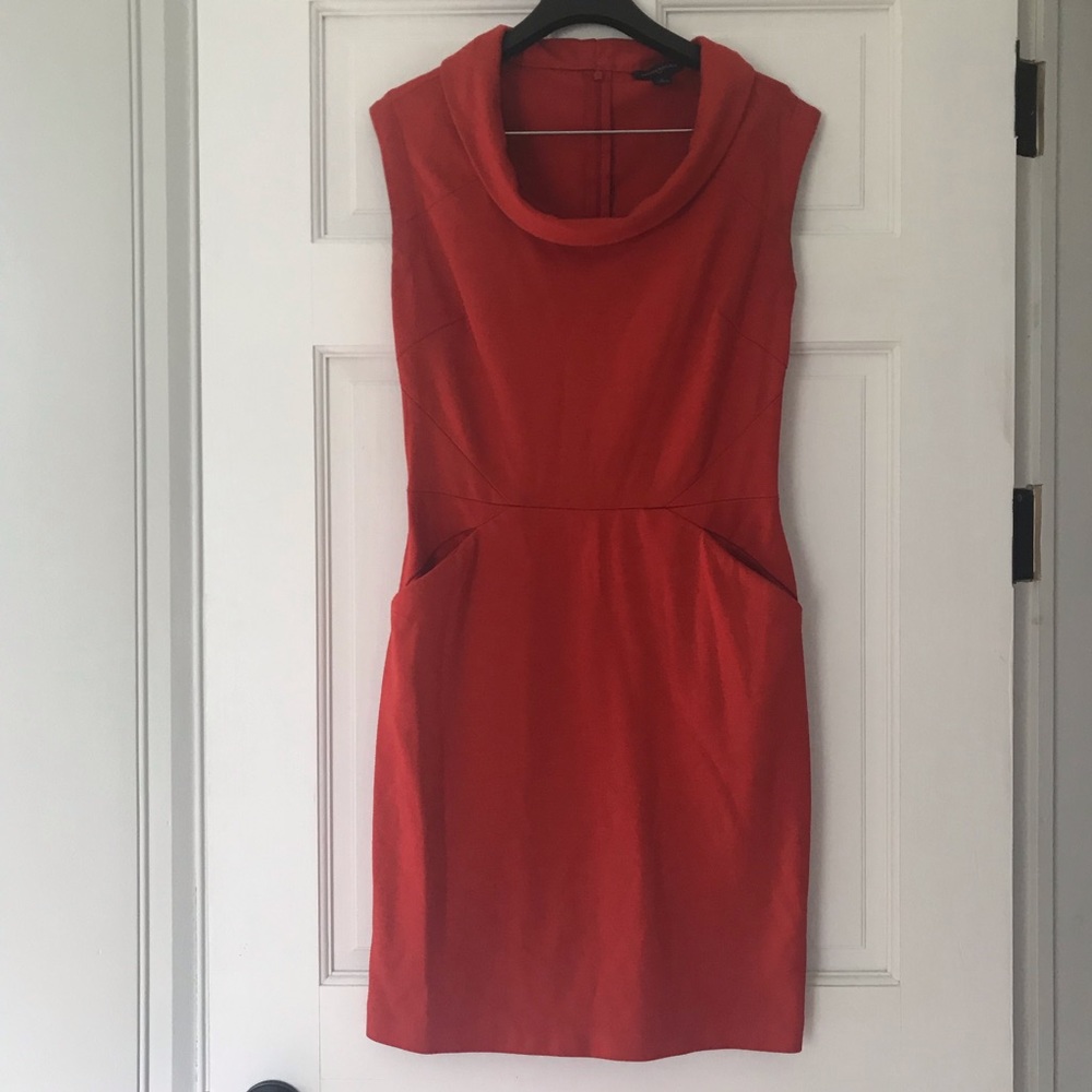 Banana Republic Cowl Neck Cotton Dress